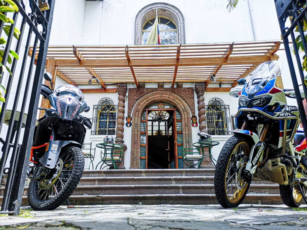 Wake up and ride a motorcycle in Ecuador